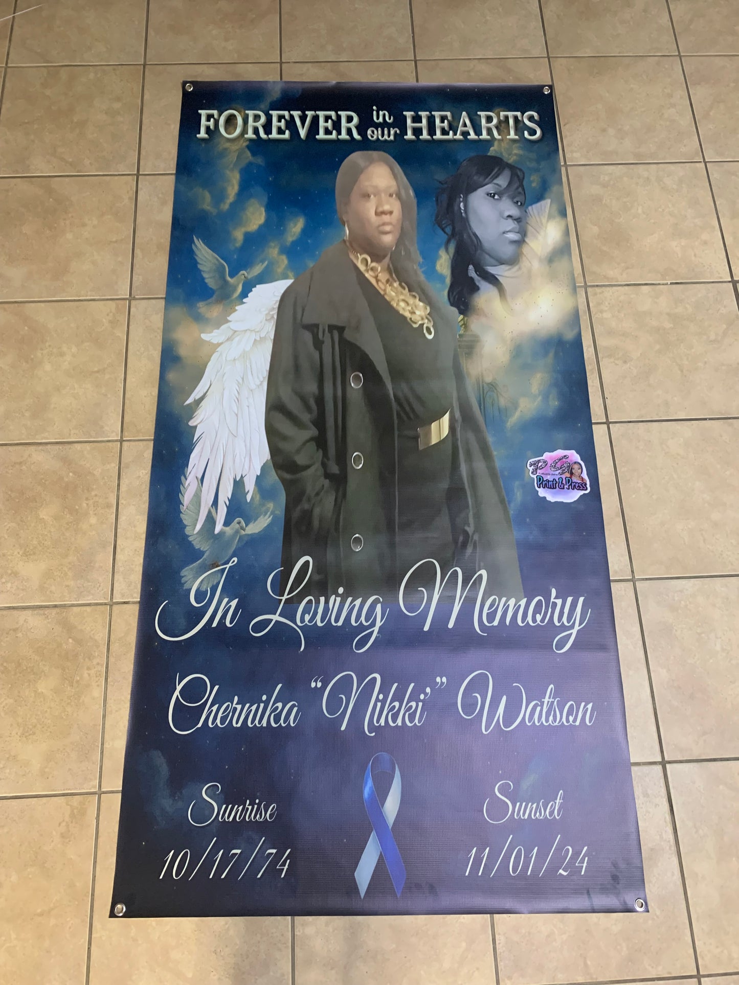 Grave Blanket Banner