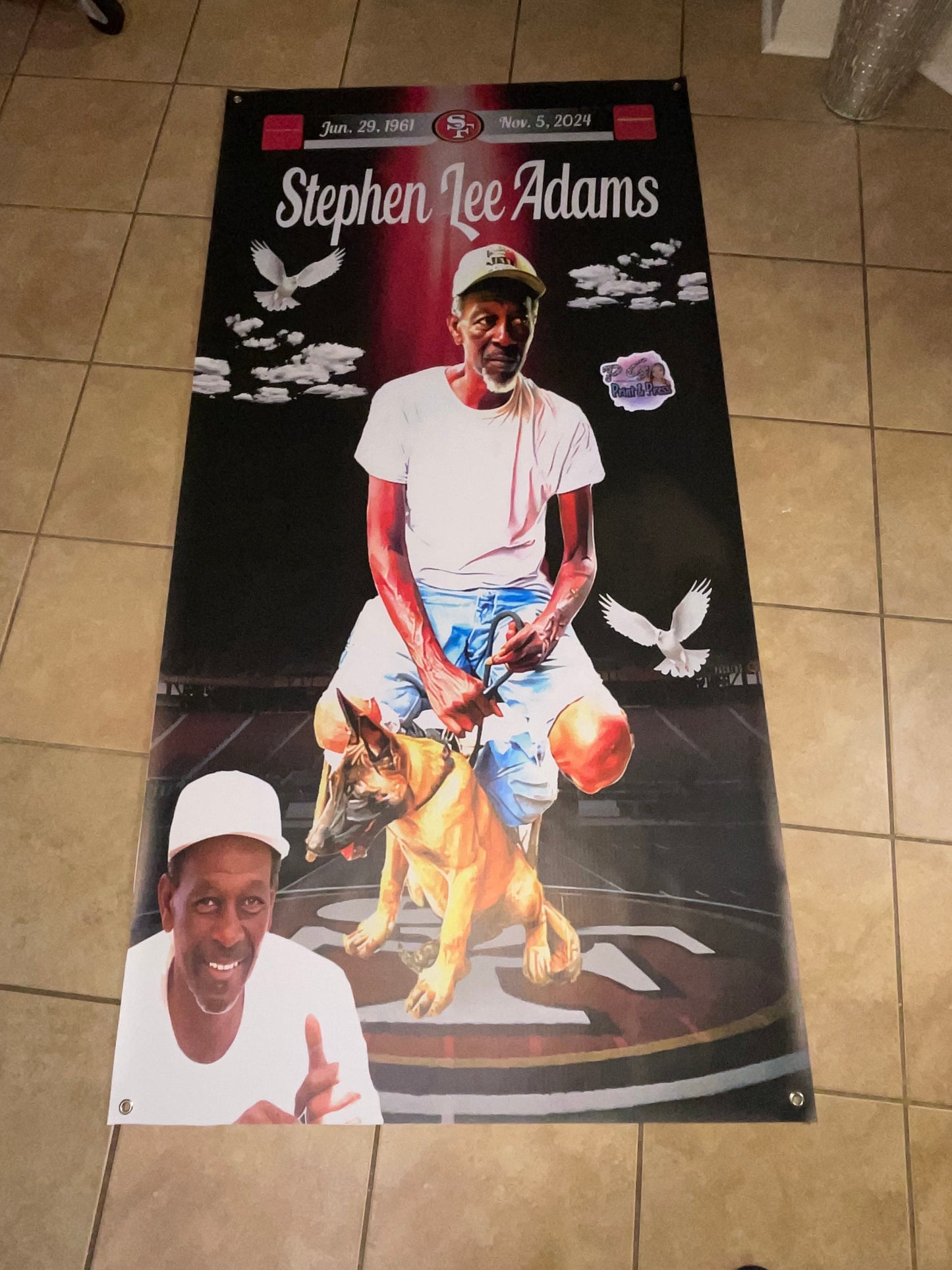 Grave Blanket Banner