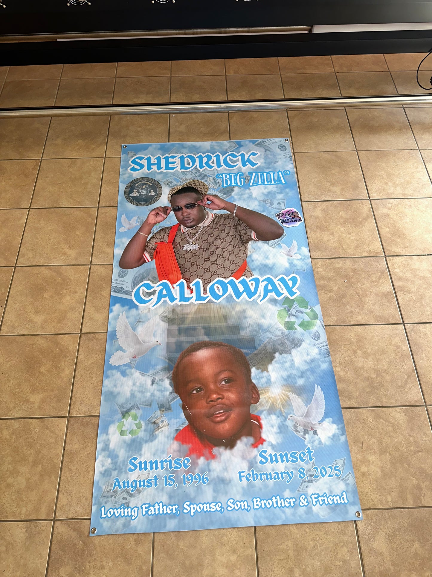Grave Blanket Banner