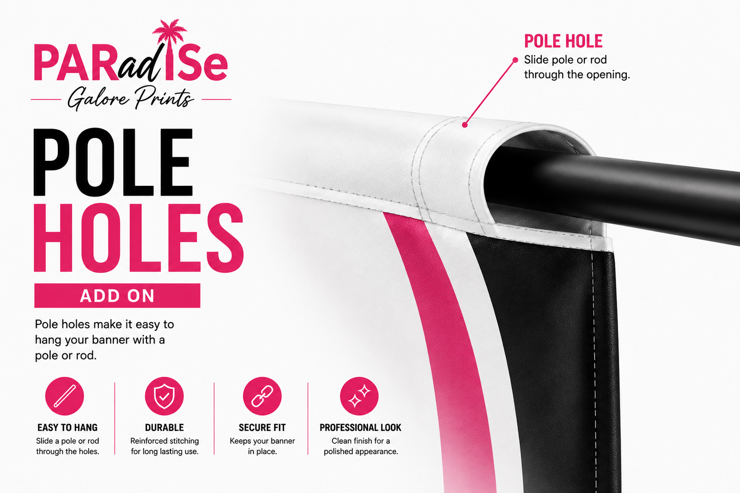 Backdrop Pole Hole