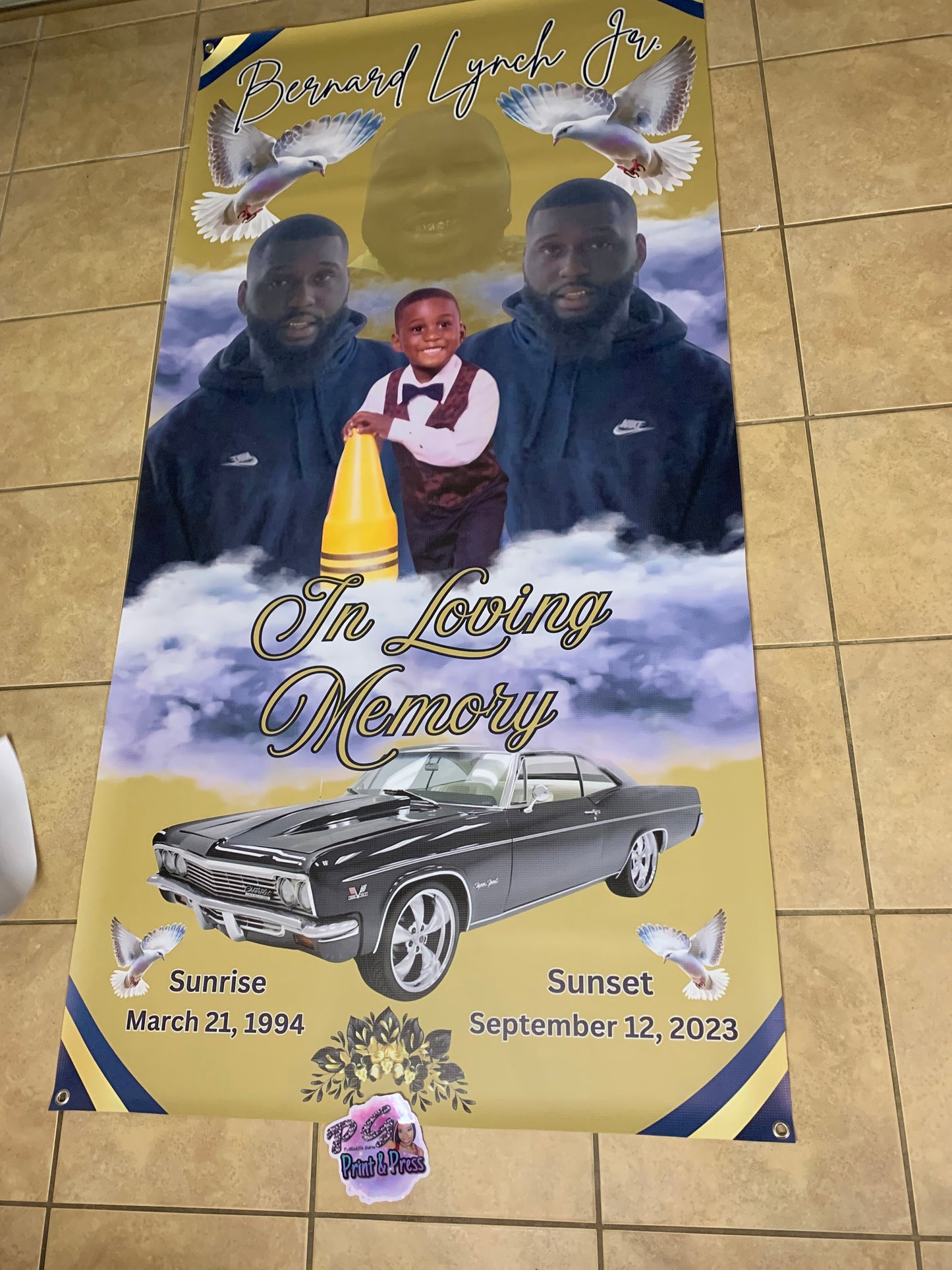 Grave Blanket Banner