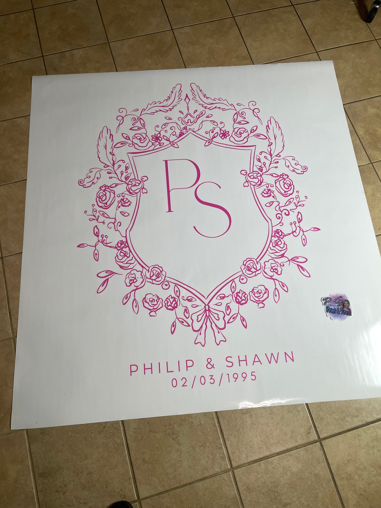 Vinyl Floor Decal
