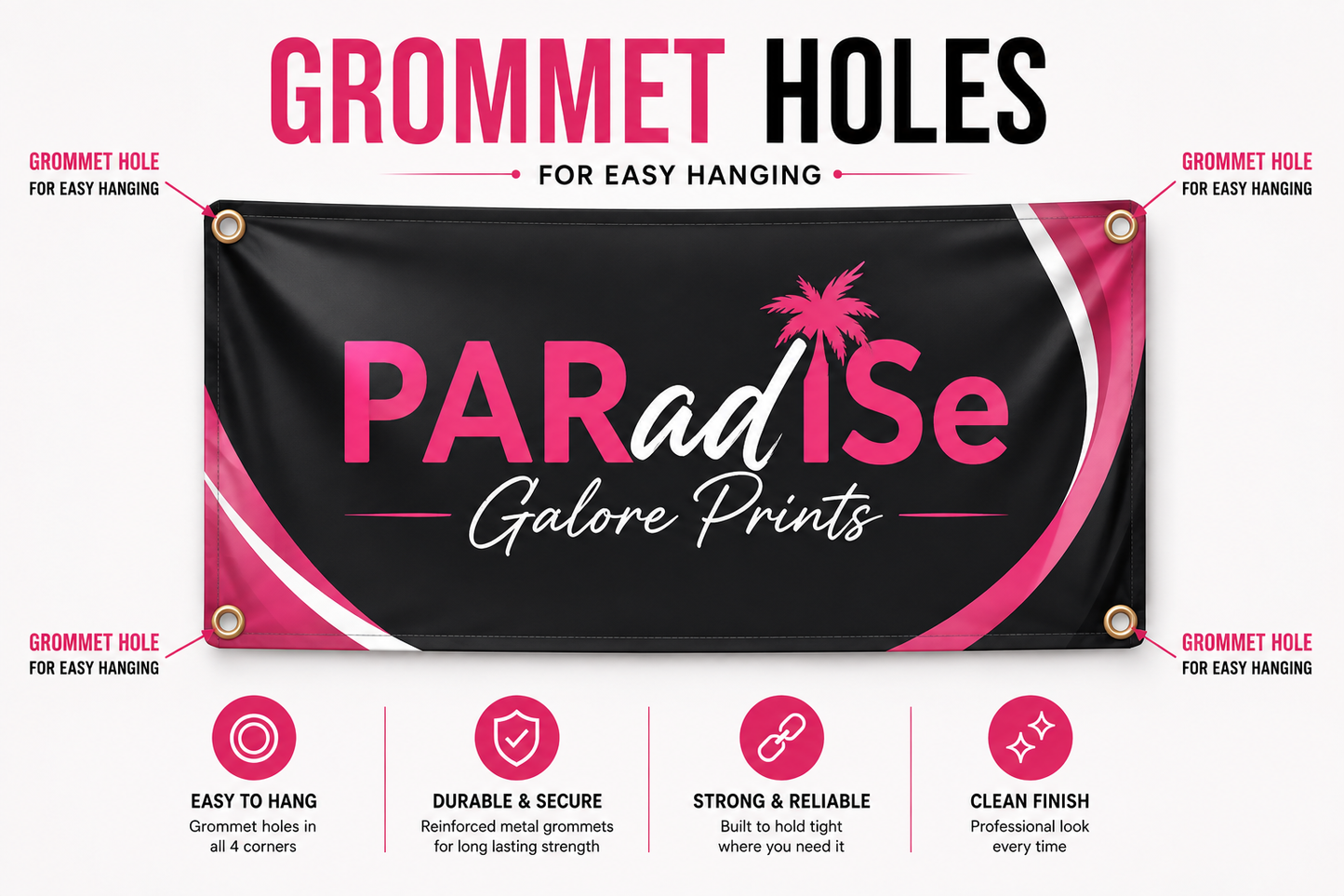 Grommet holes