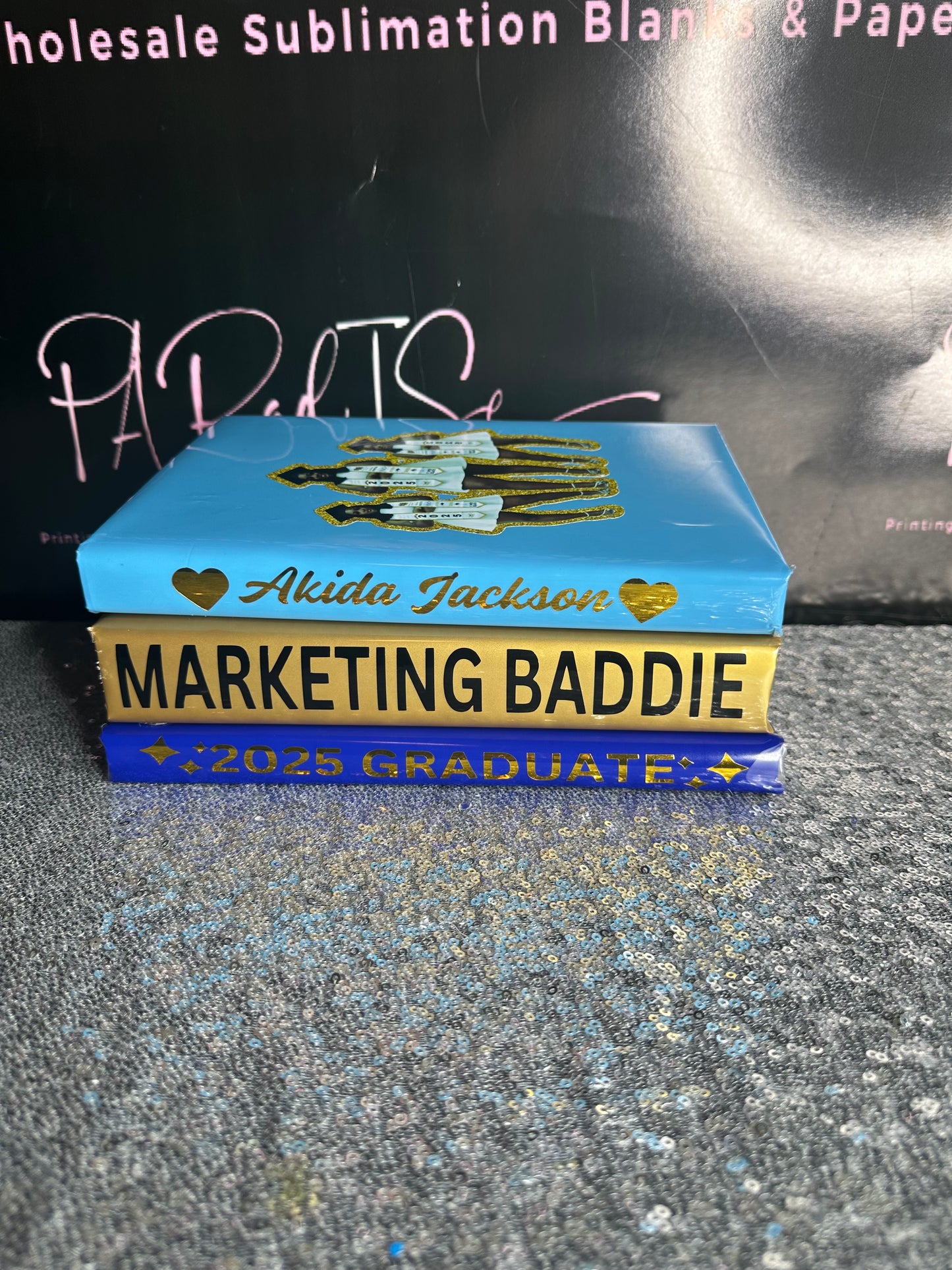 Custom Stacked Books (3)