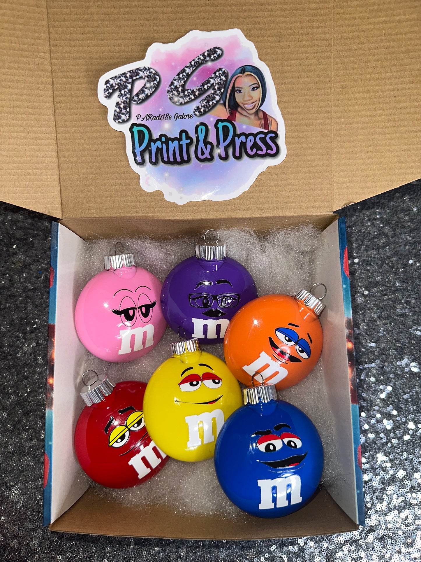 M&M ornaments