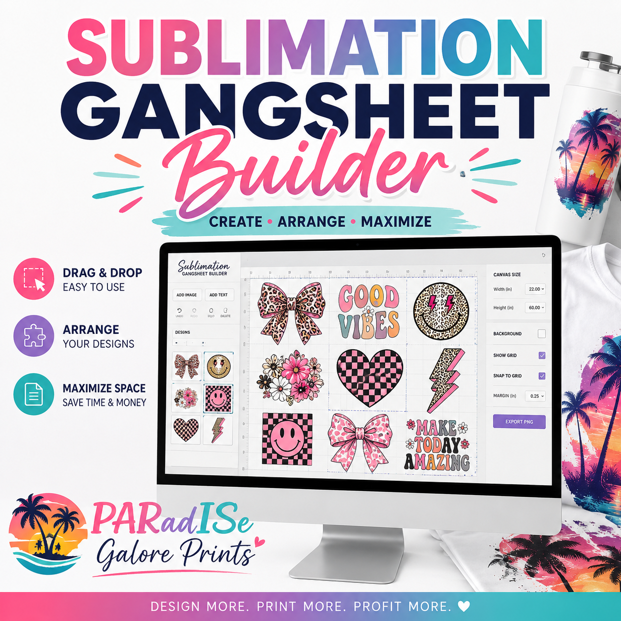 Sublimation Gang Sheet Builder