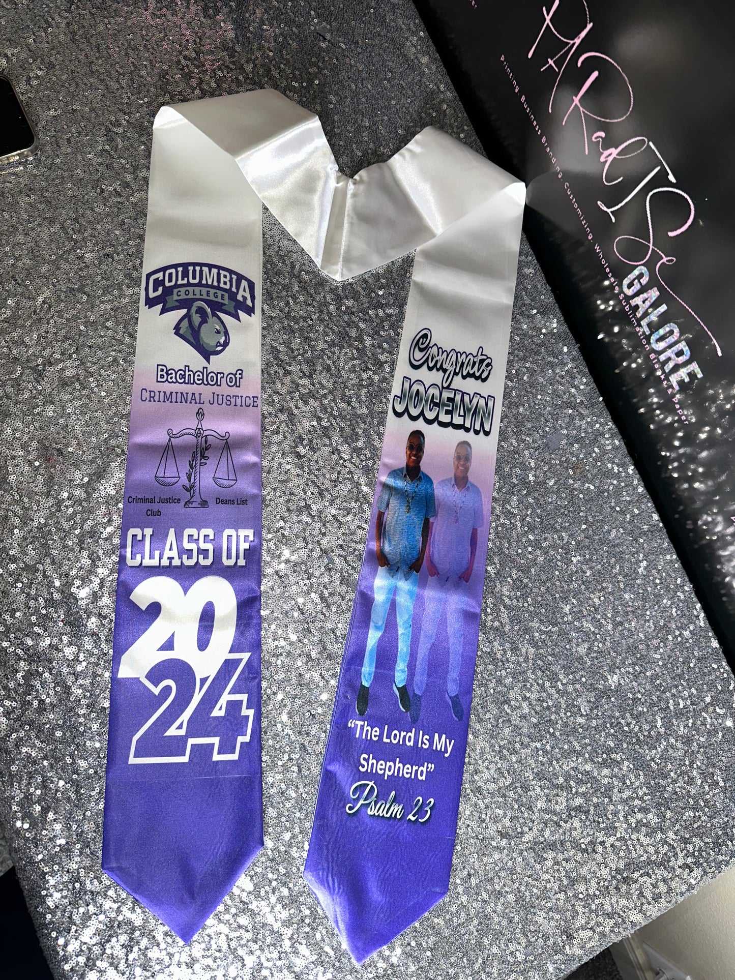 Custom Graduation Stole