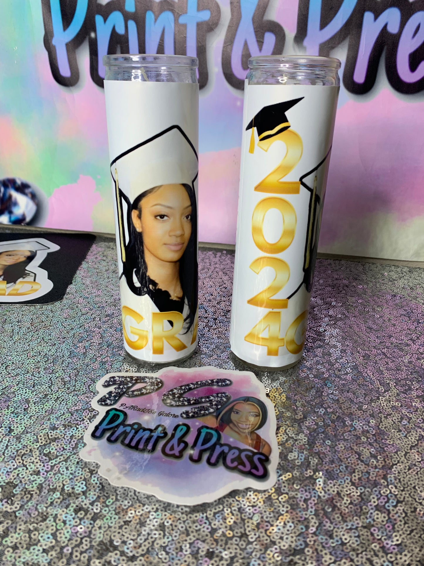 Picture candle