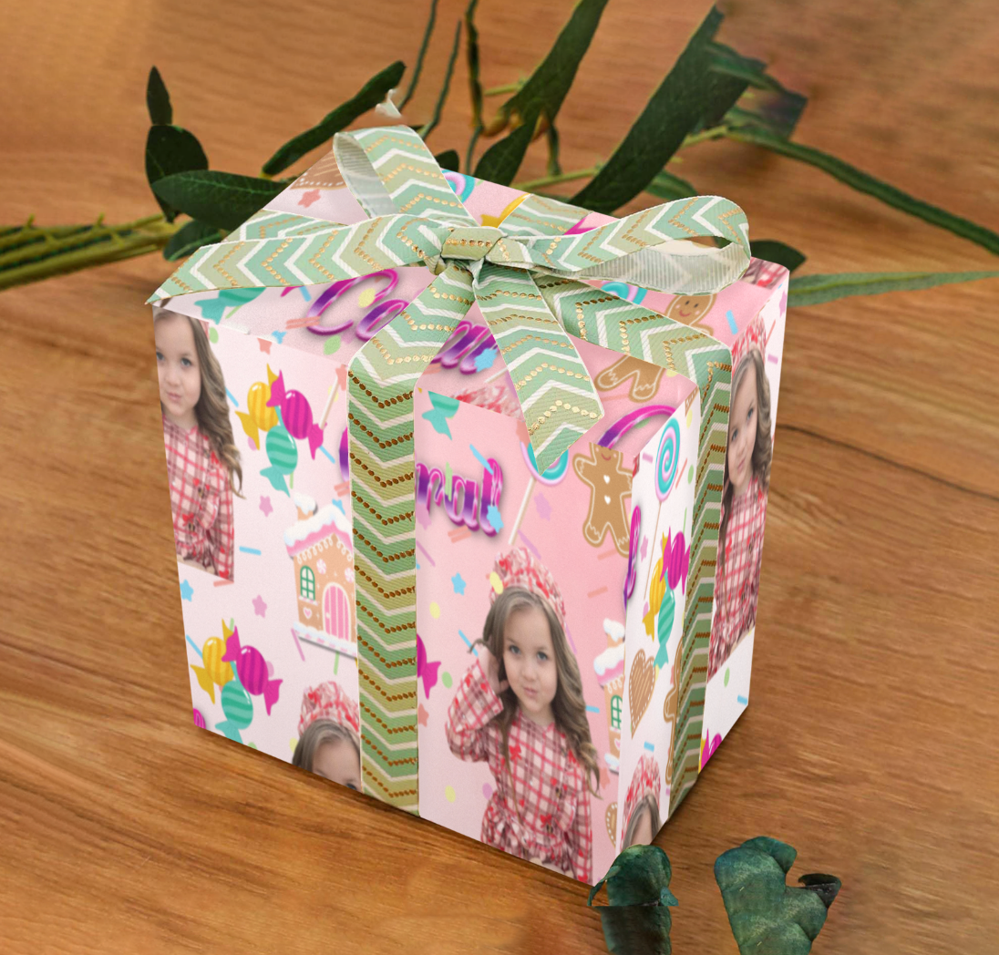 Custom gift wrapping paper