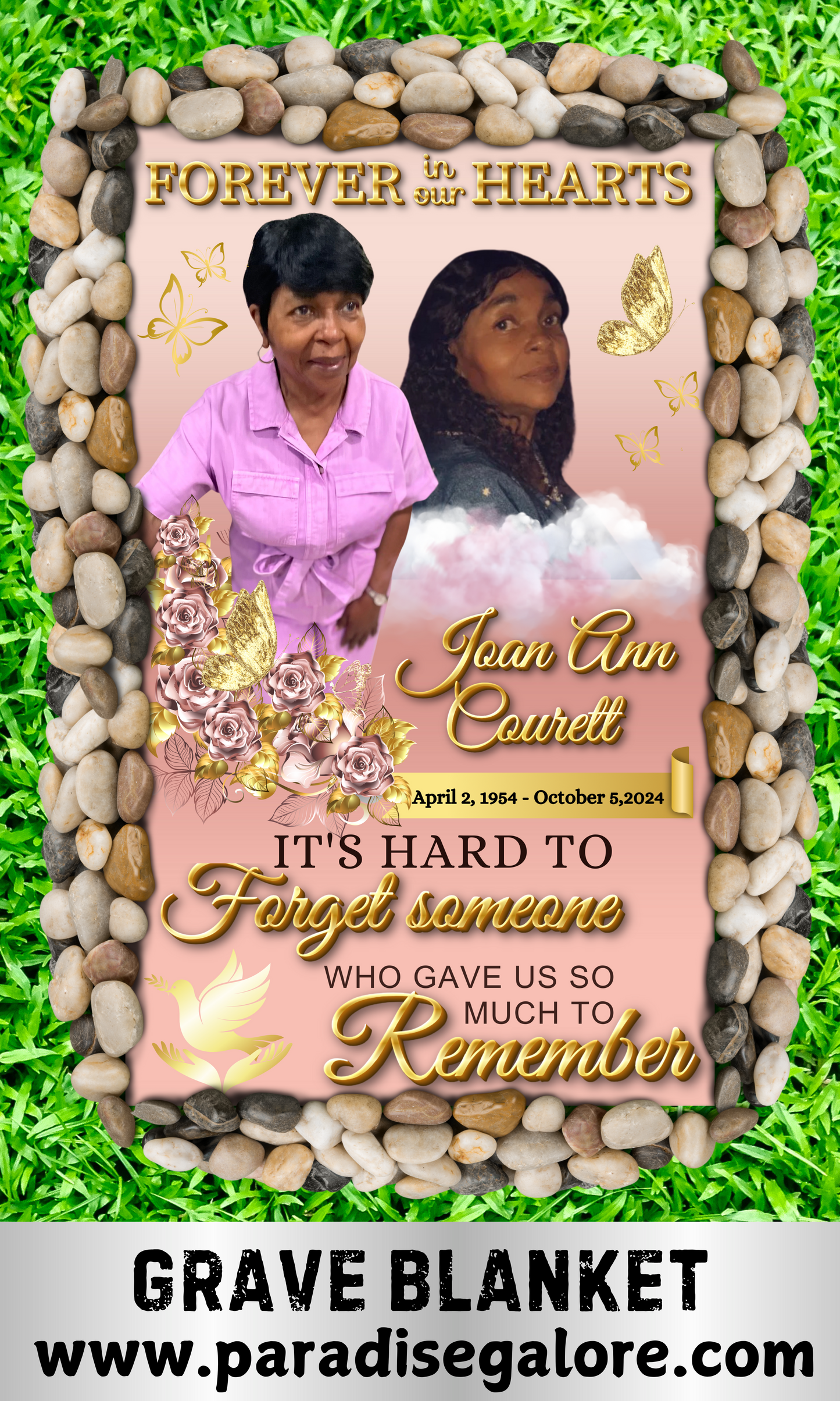 Memorial Grave blanket