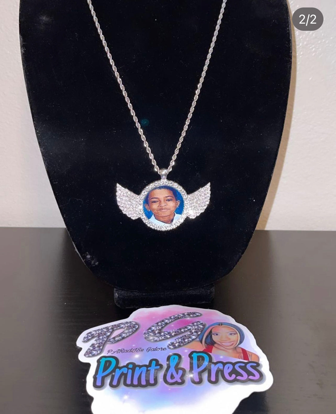 Angel wing necklace