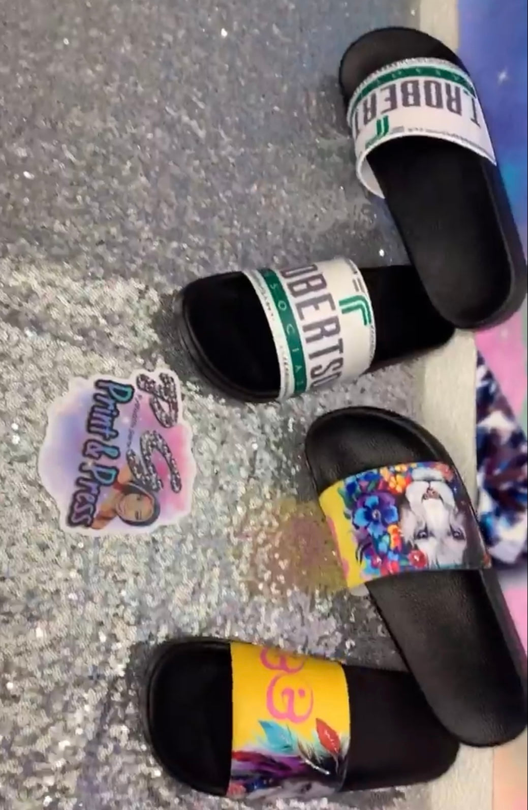 Custom flip flops
