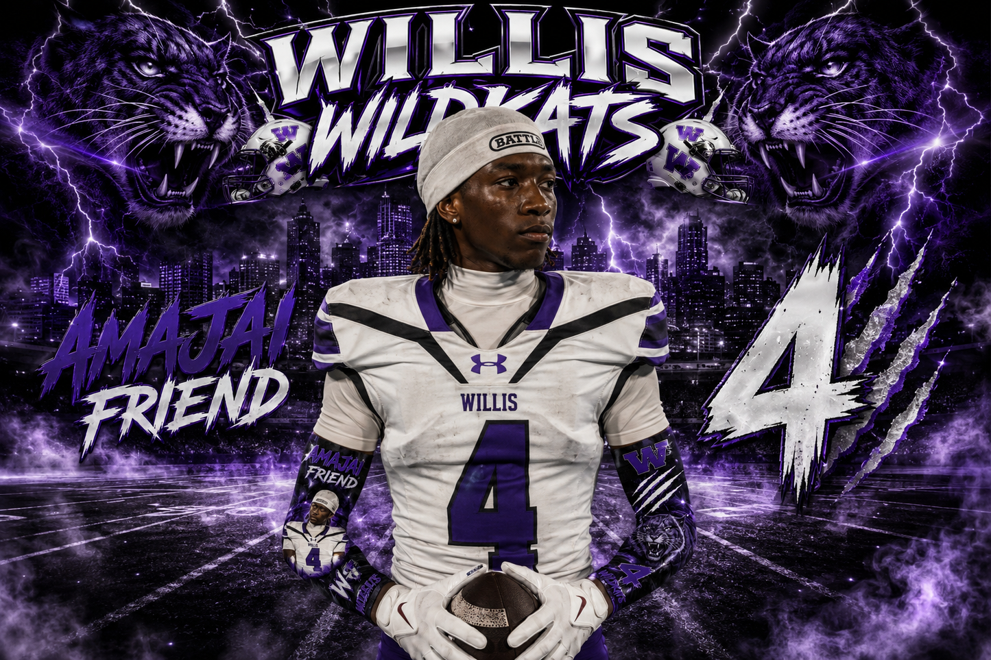 Custom Football Sleeves