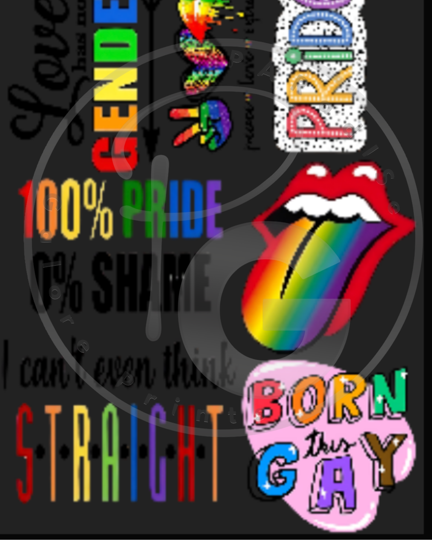 PRIDE Gang sheet (22x84)