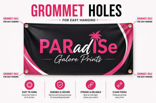 Grommet holes