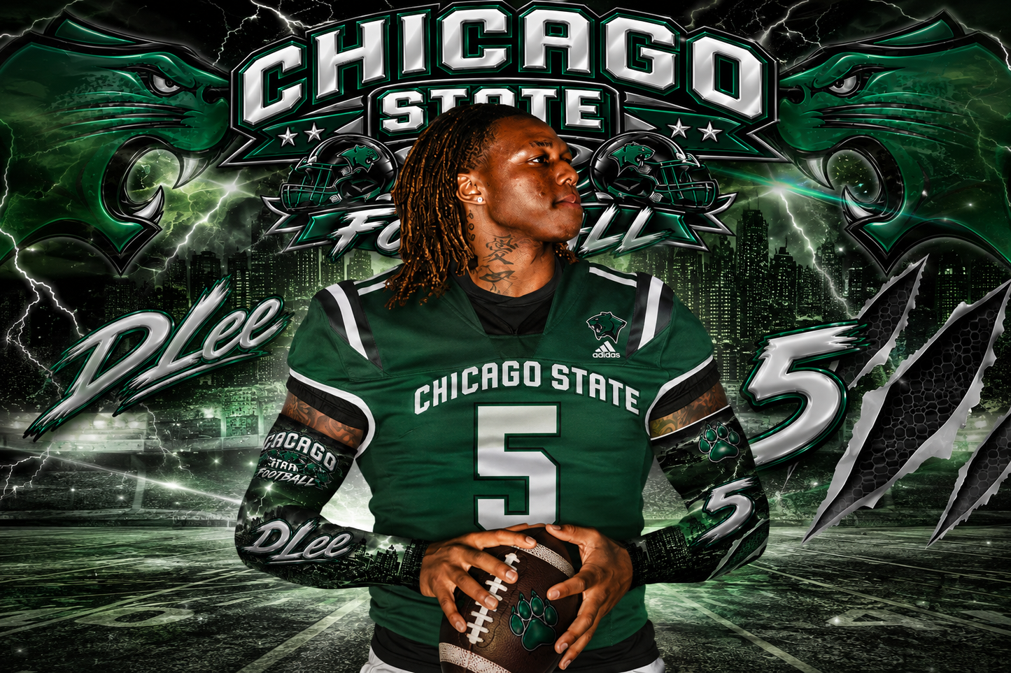 Custom Football Sleeves