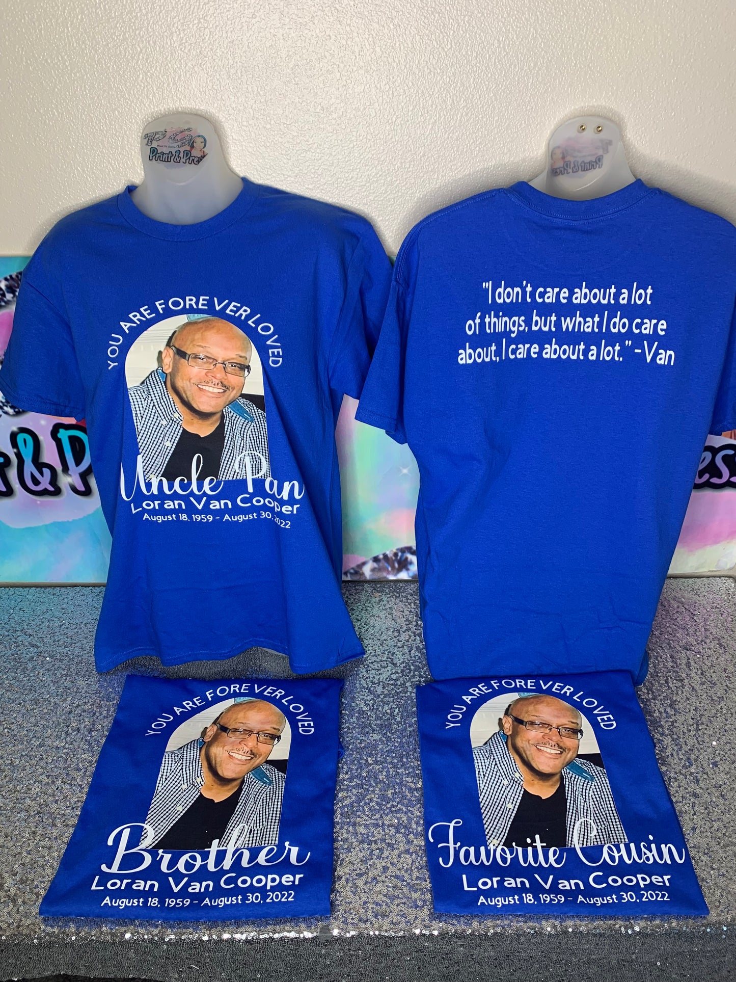 Memorial tshirts