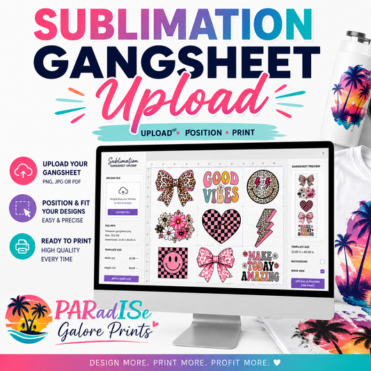 Sublimation Upload Your Own Gang Sheet