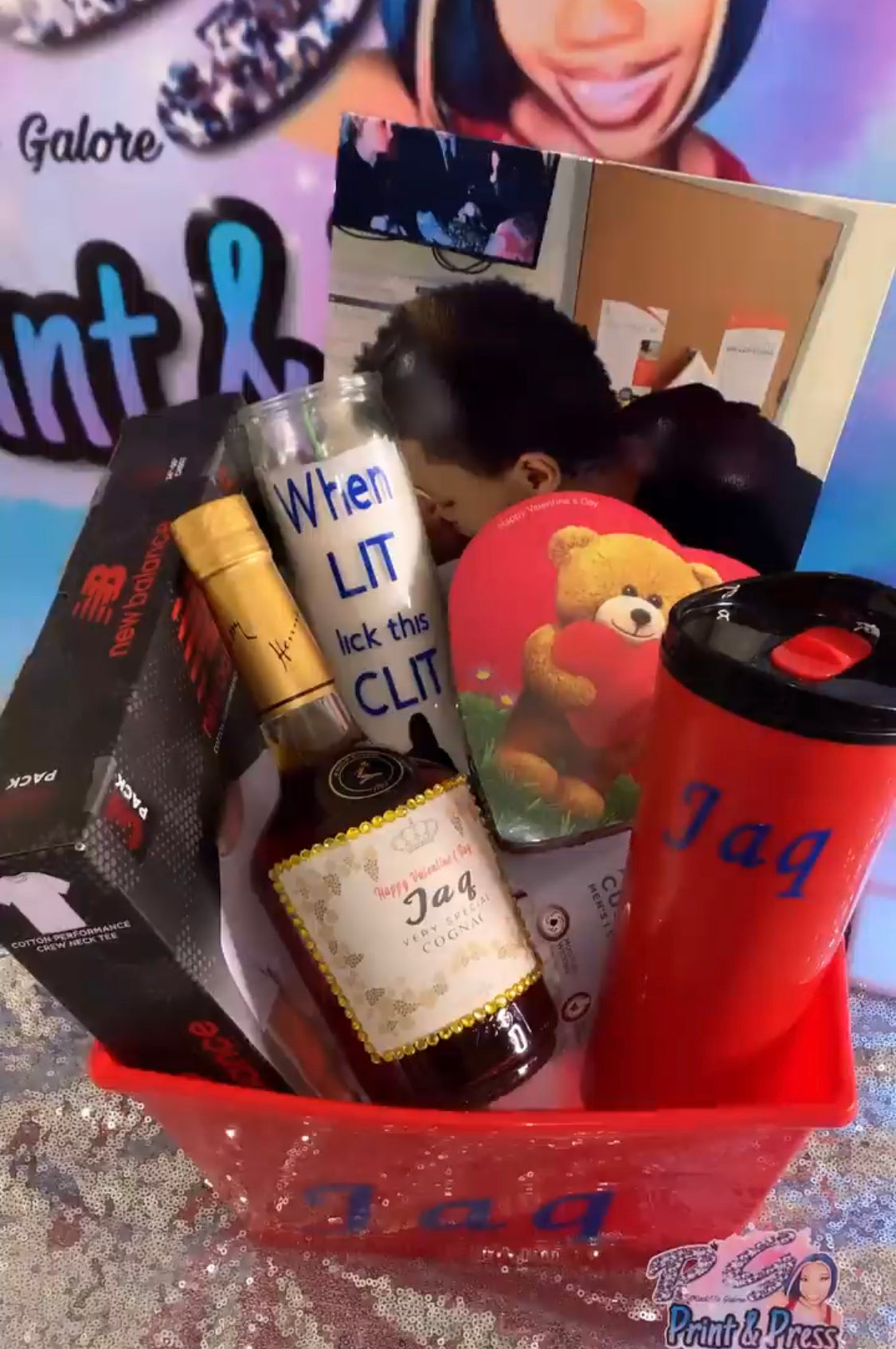 Mens Vday Basket