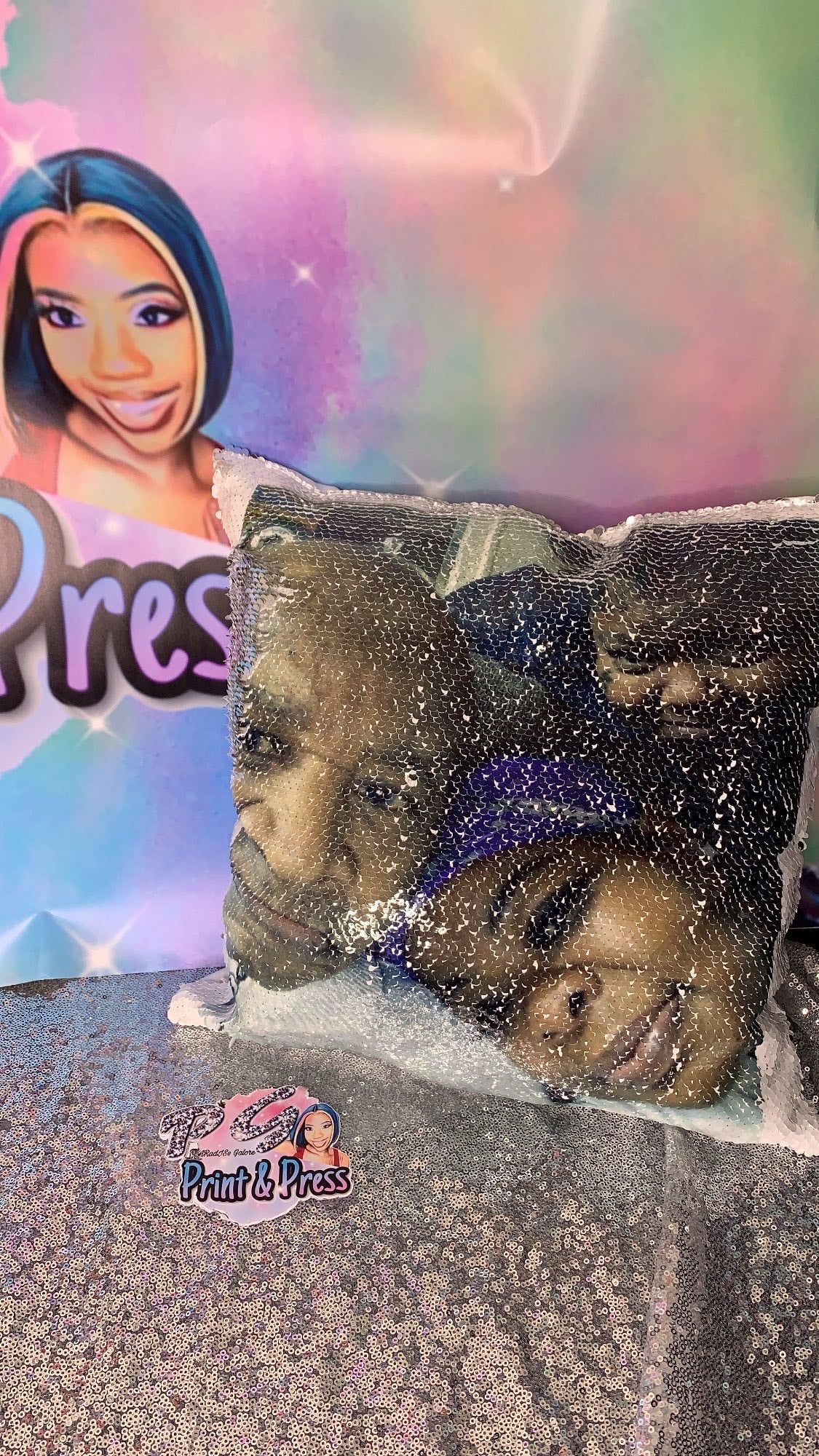 Picture Sequins Pillows
