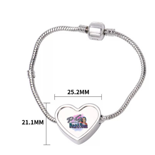 Custom Heart Bracelet